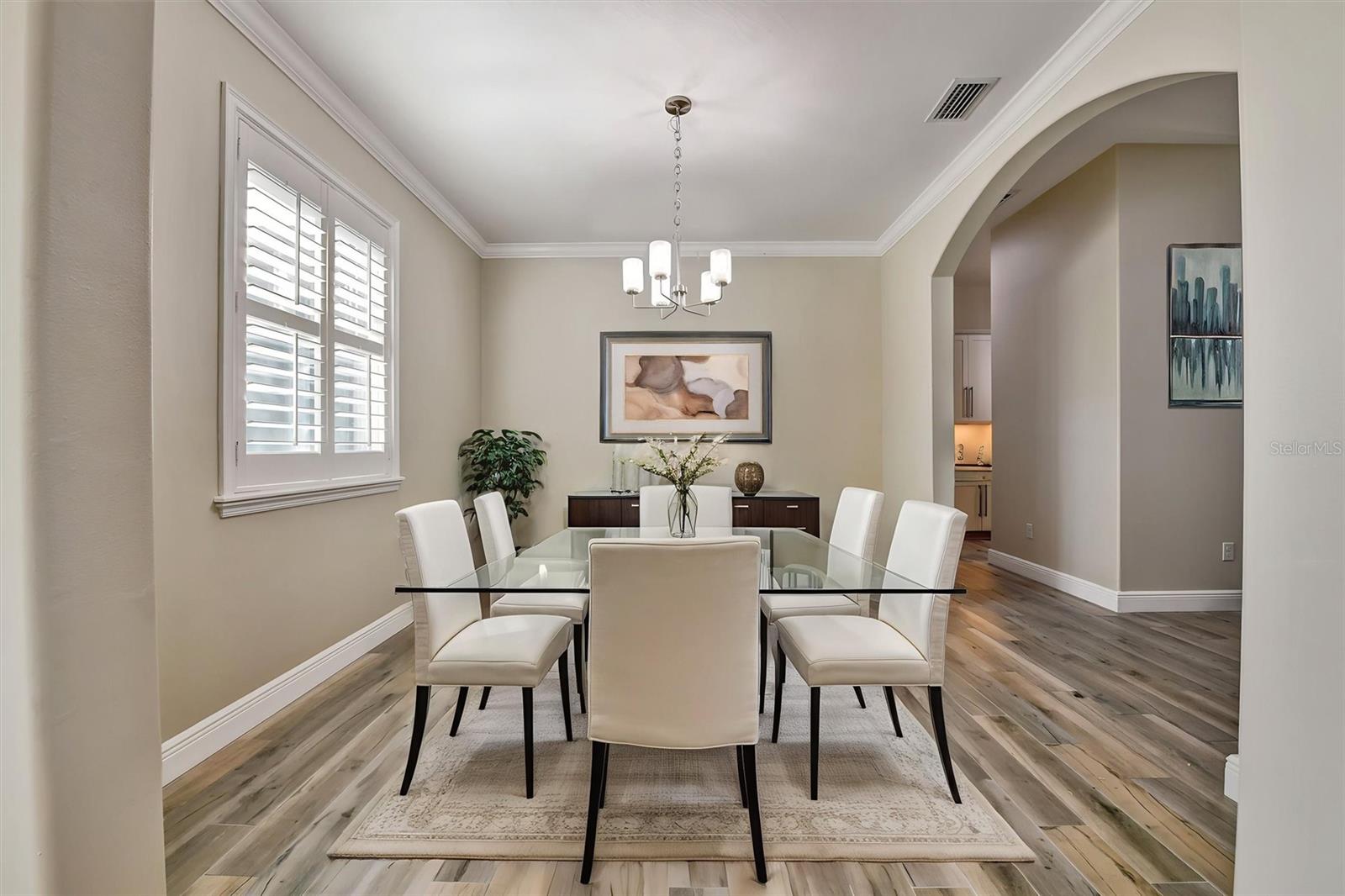 Dining Room Digitally Staged Photograph