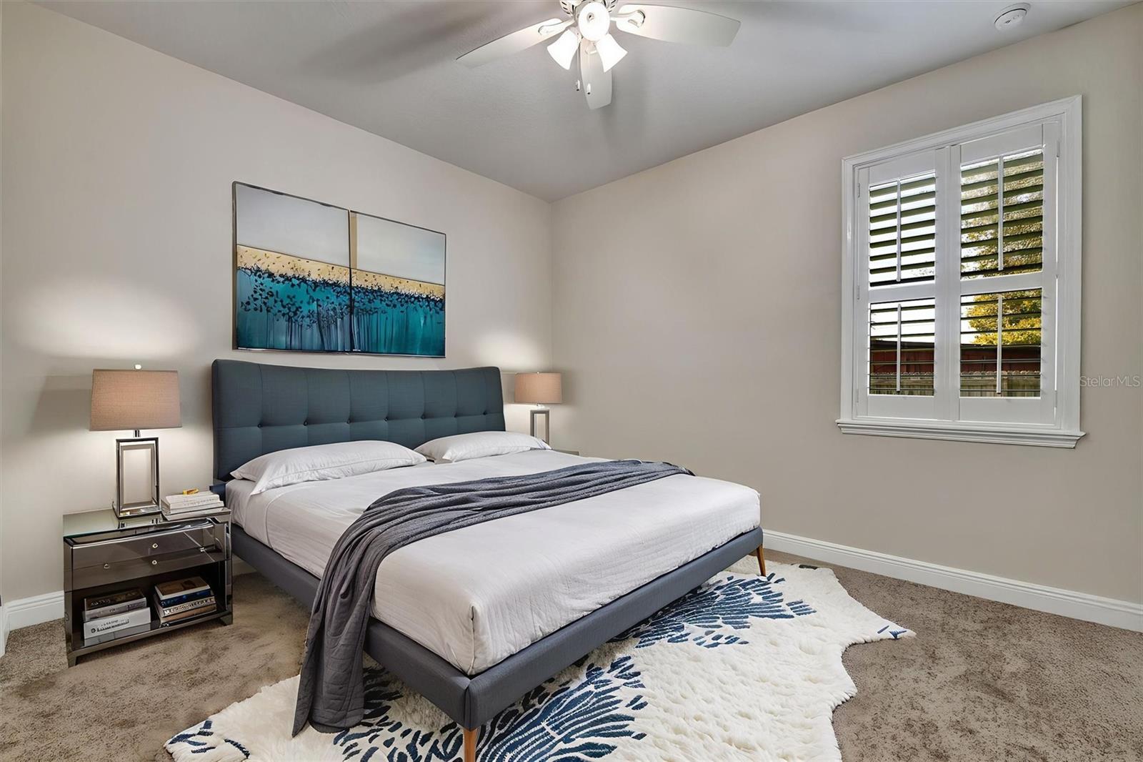 2 nd Bedroom Digitally Staged Photograph