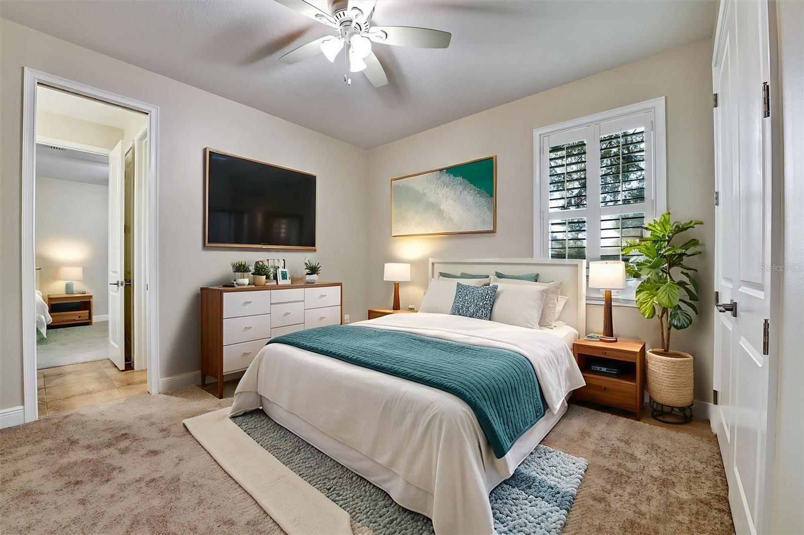 3 rd Bedroom Digitally Staged Photograph