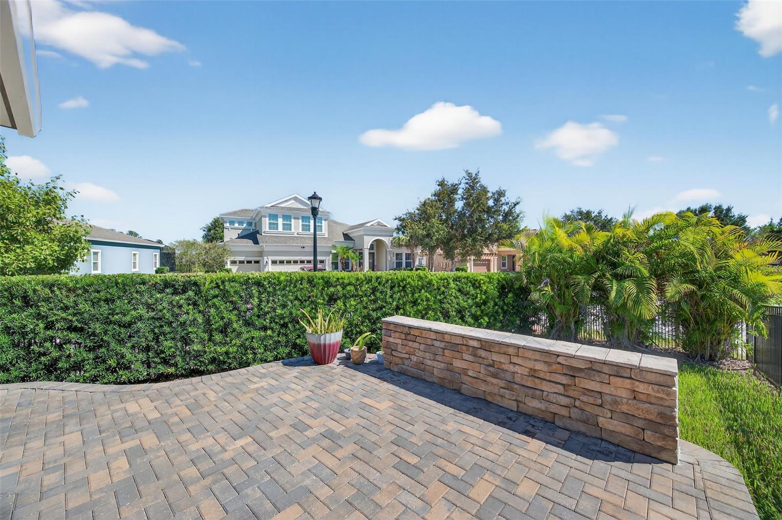 Extra karge extended patio