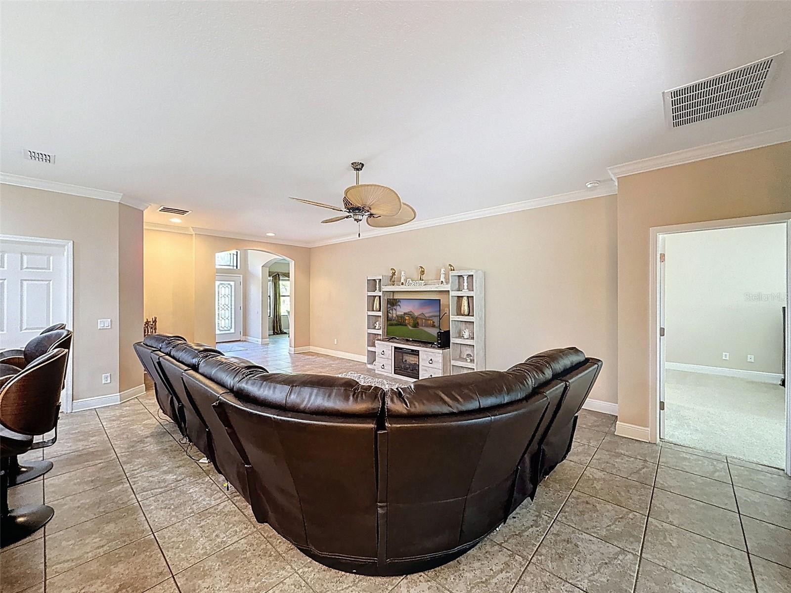 All neutral flooring and paint for a move in ready home