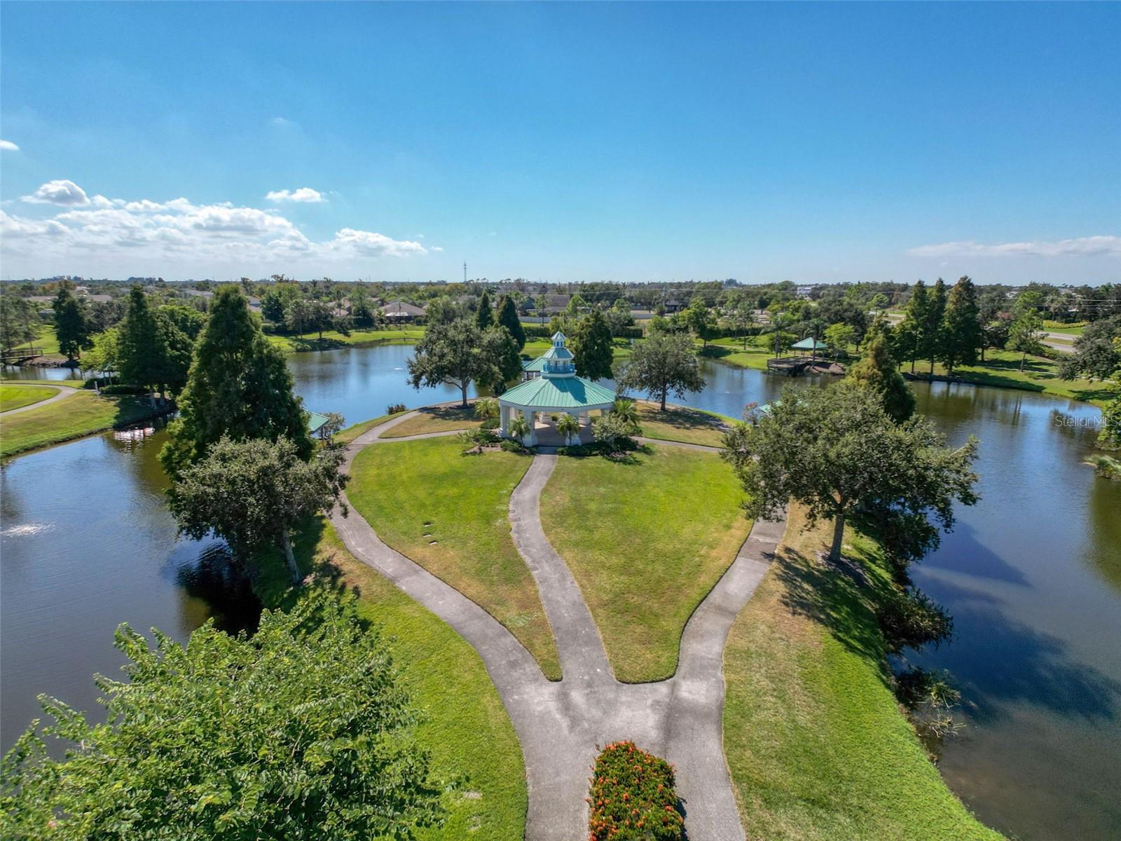 Take a nice walk to the end of the property for a peaceful rest to the day