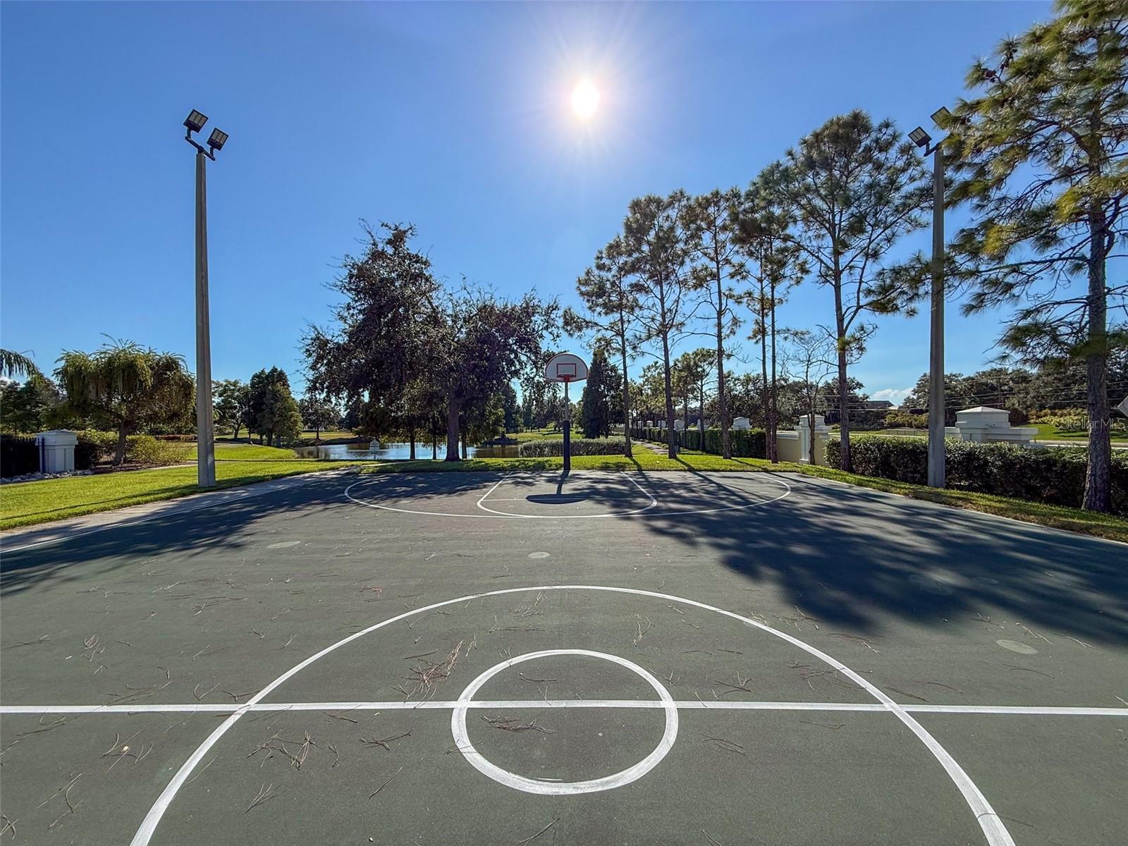 Basketball court is available as well!