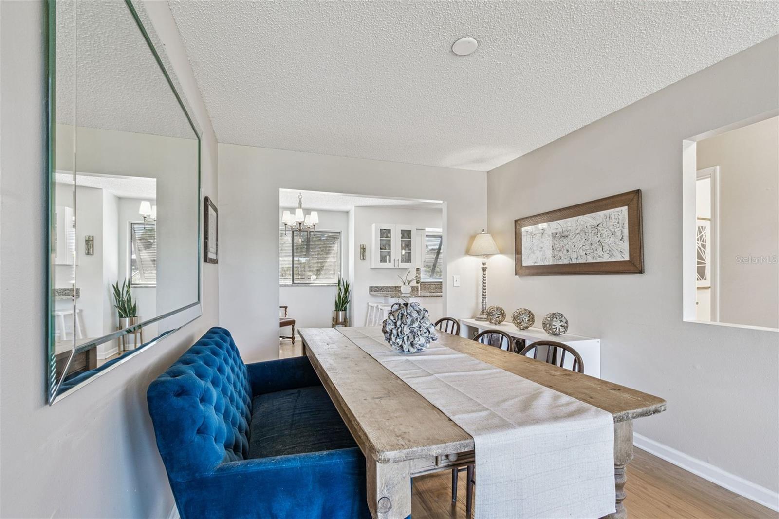 Turn around from the office and view the dining area.