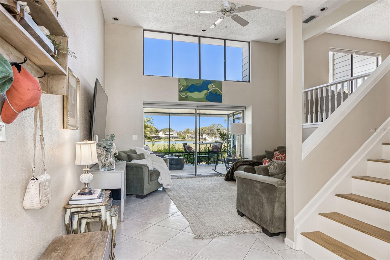 One of several golf course views from this beautiful home!