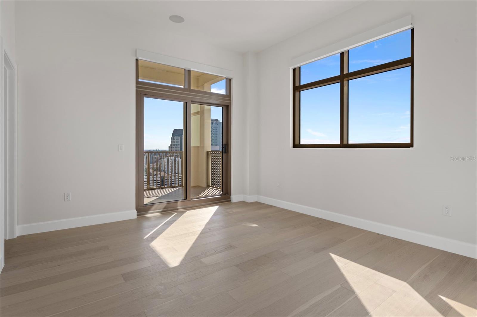 Guest suite #1 terrace access and west-facing.