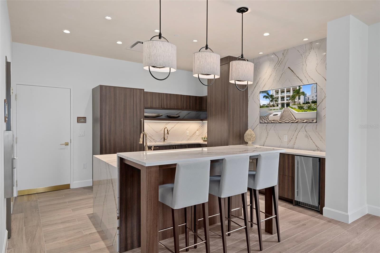 Catering kitchen in the Club Lounge