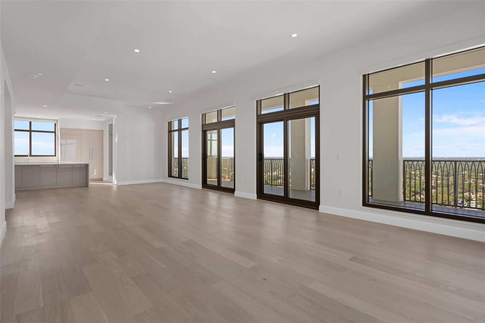 Bright, open living area with terrace access.