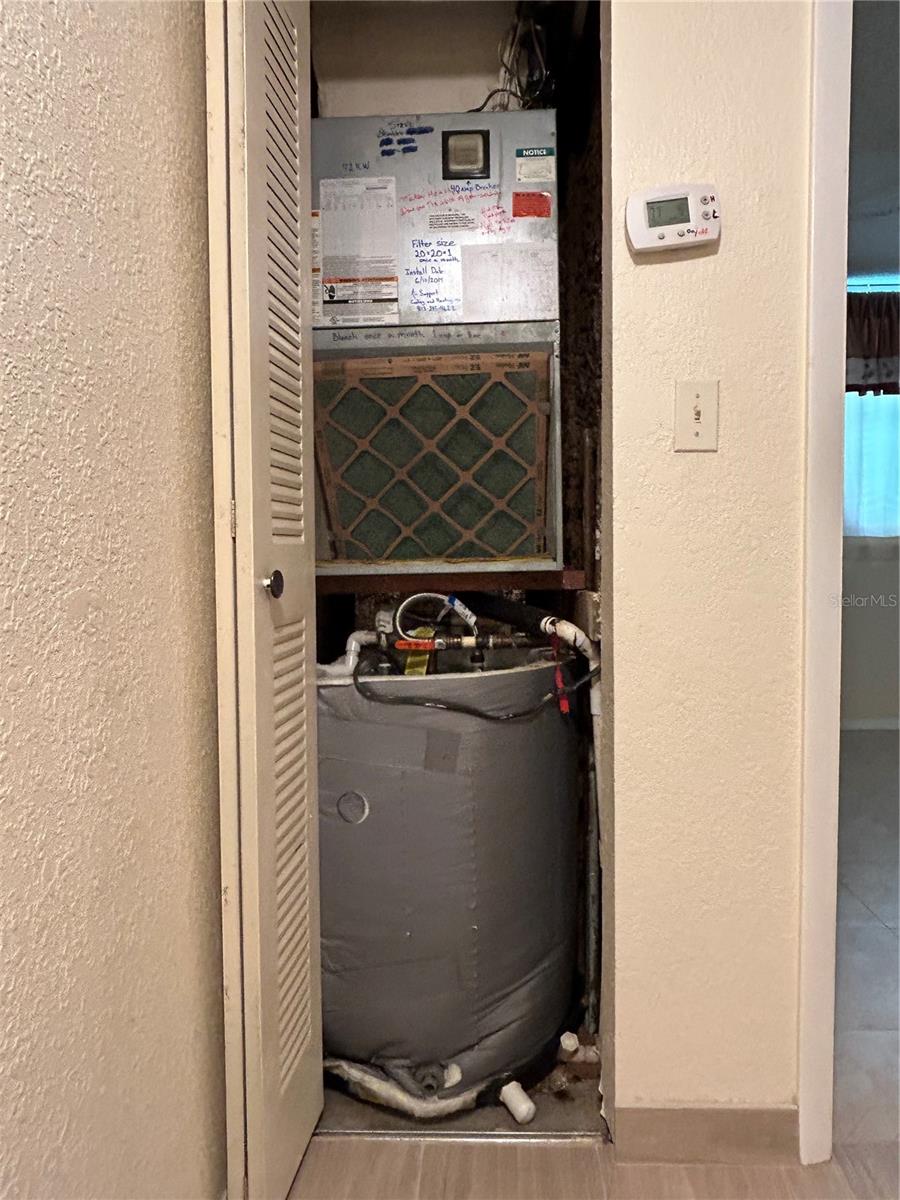 Water heater and A/C