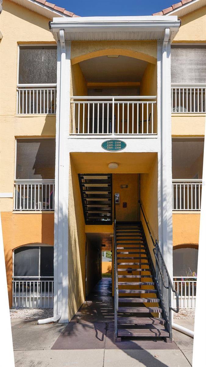 Stairs to second floor