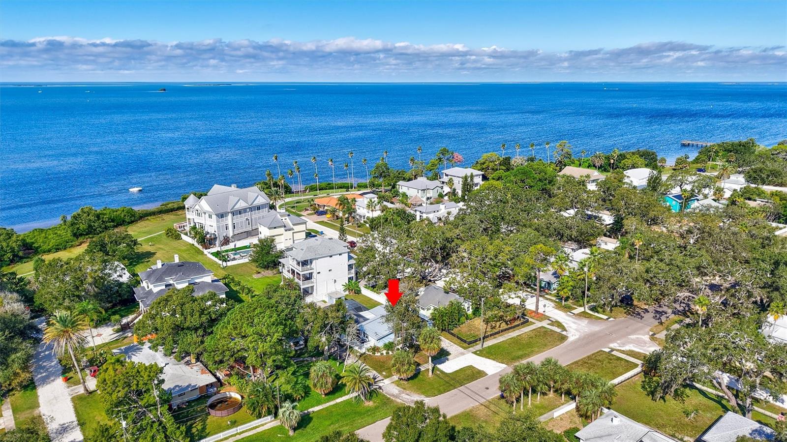 Located just steps to the water