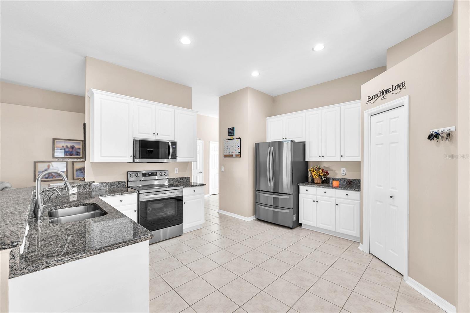 Roomy kitchen perfect for family meals or multiple chefs at work.