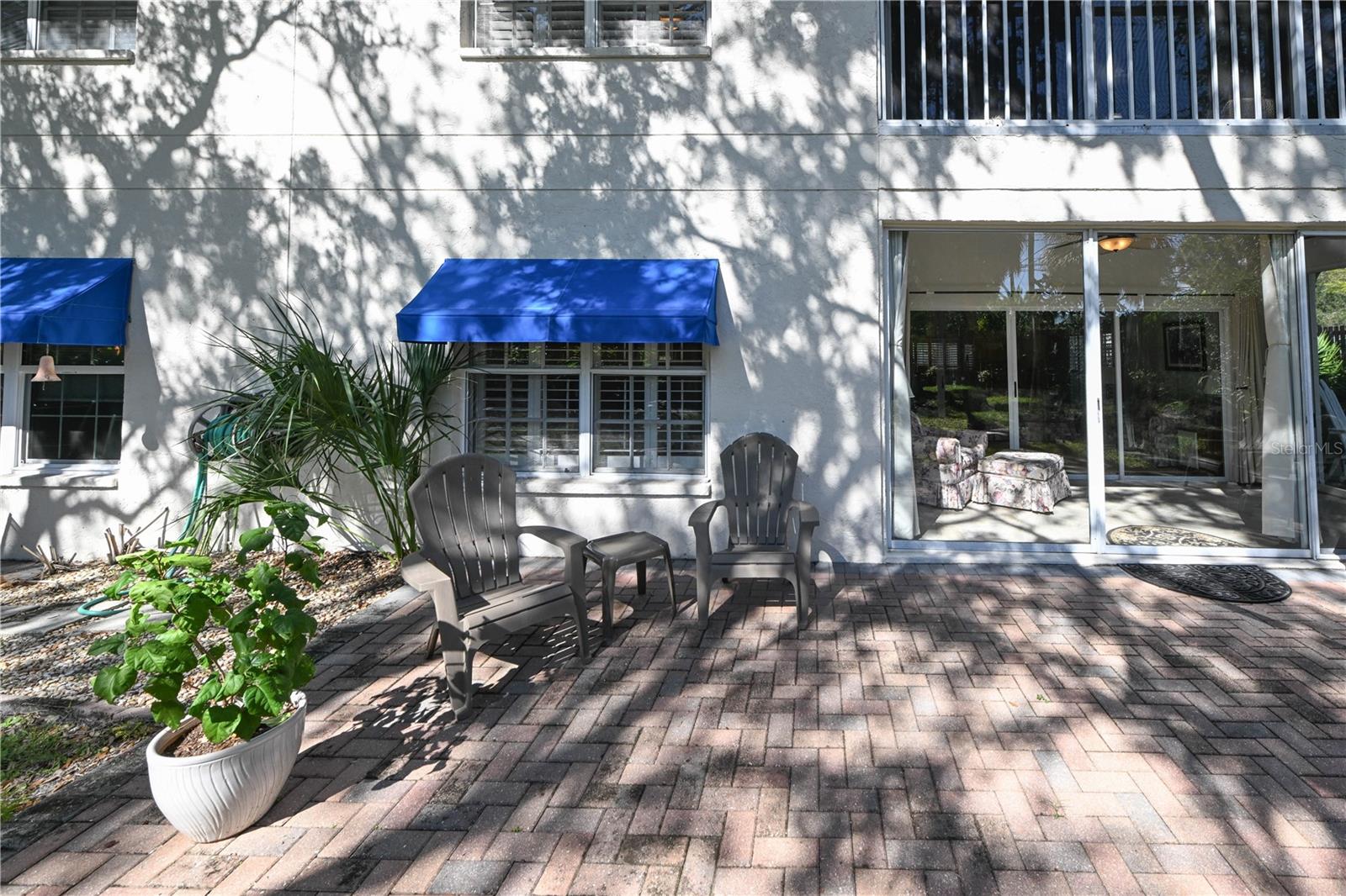 Back Yard Patio with entrance to Florida Room.