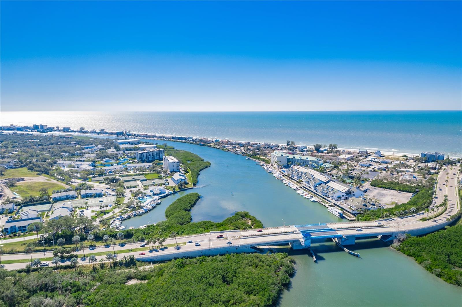 Just over the bridge to Indian Rocks Beach