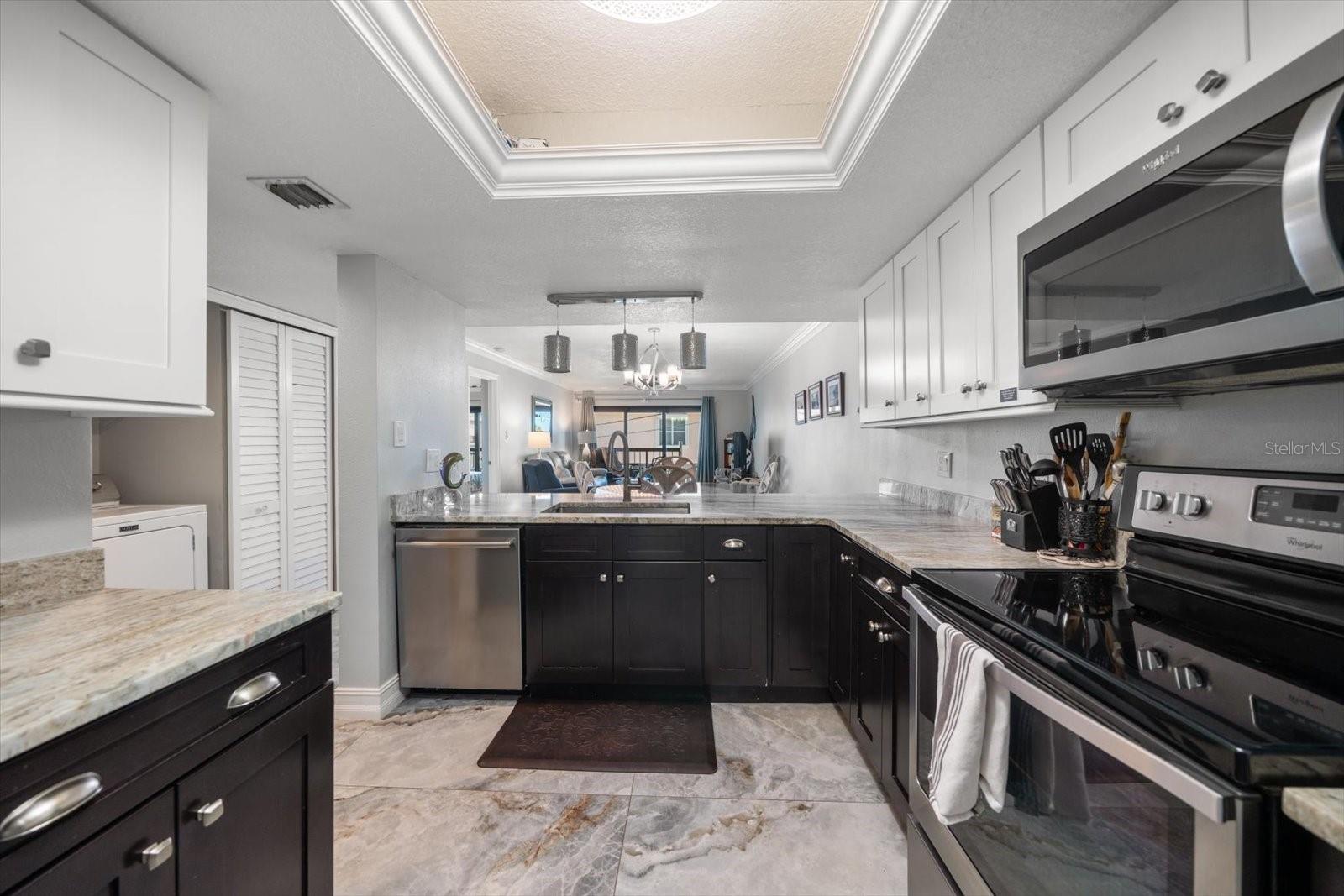 Exquisite in details, the kitchen is a show stopper - all new appliances, and plenty of room for meal preps.