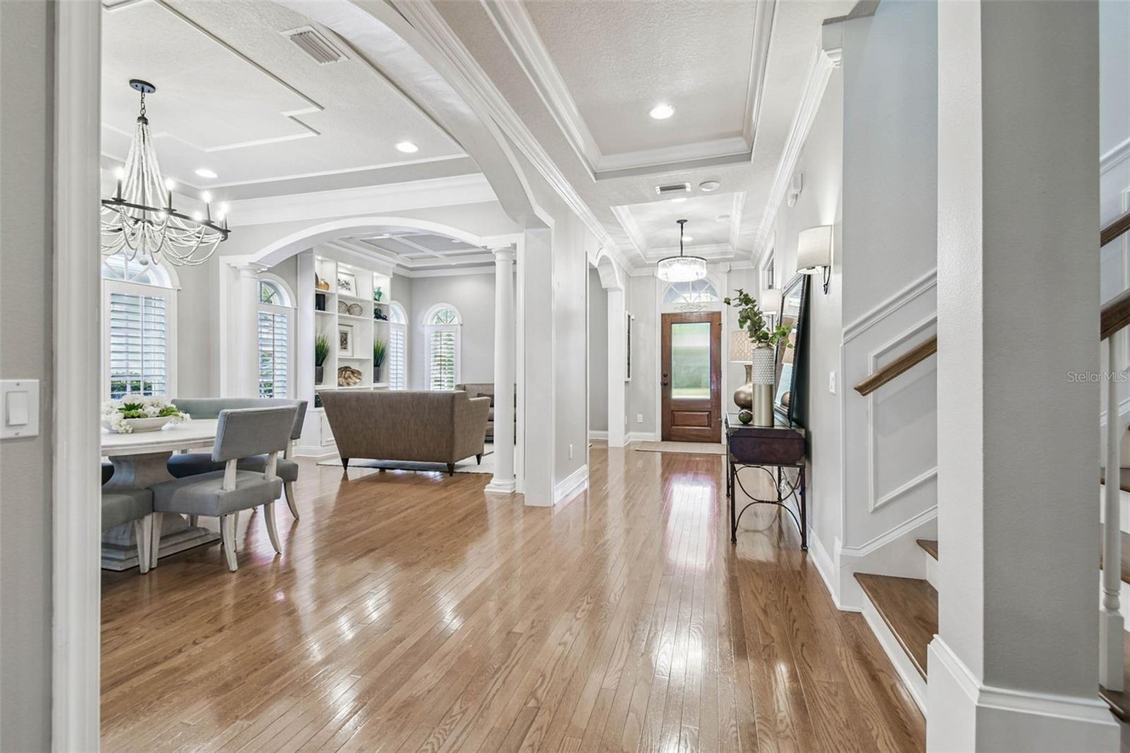 Foyer/Dining Room/Living Room/Stair Case