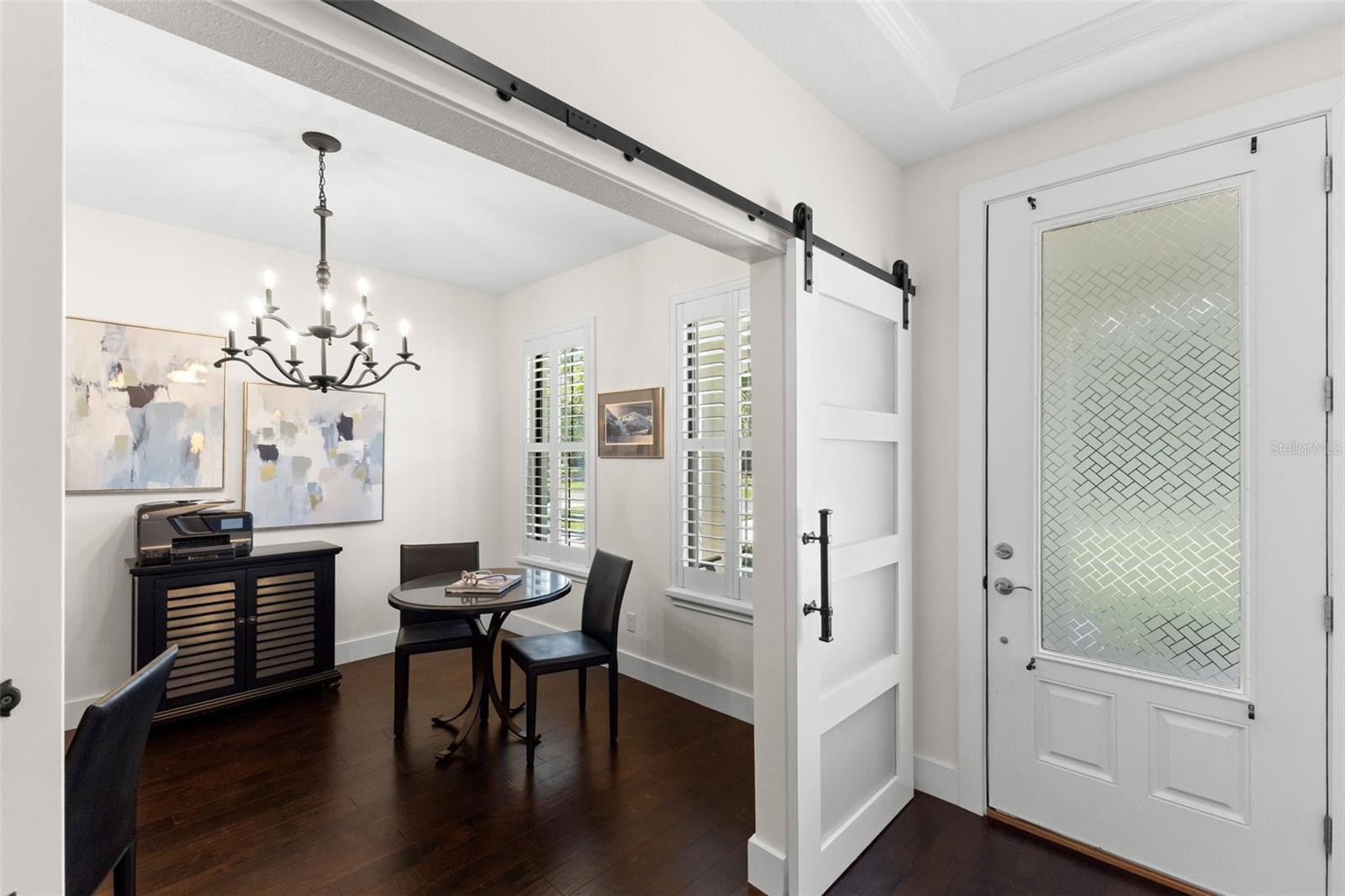 Office-located in the front of the home