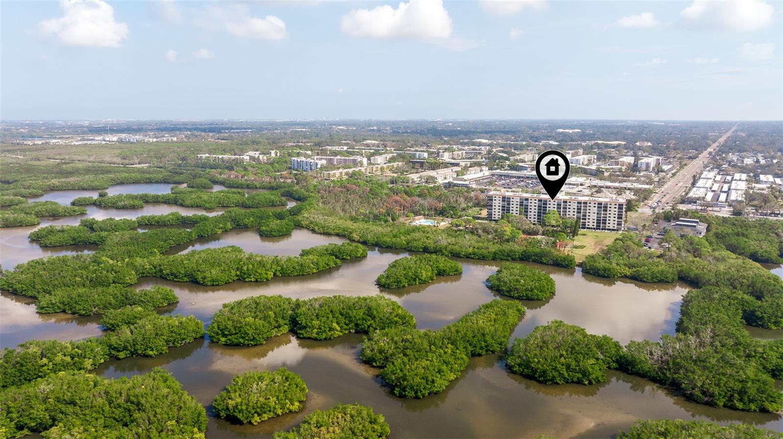 Just behind the tennis courts you there is the perfect spot to launch your kayak, canoe, or paddleboard