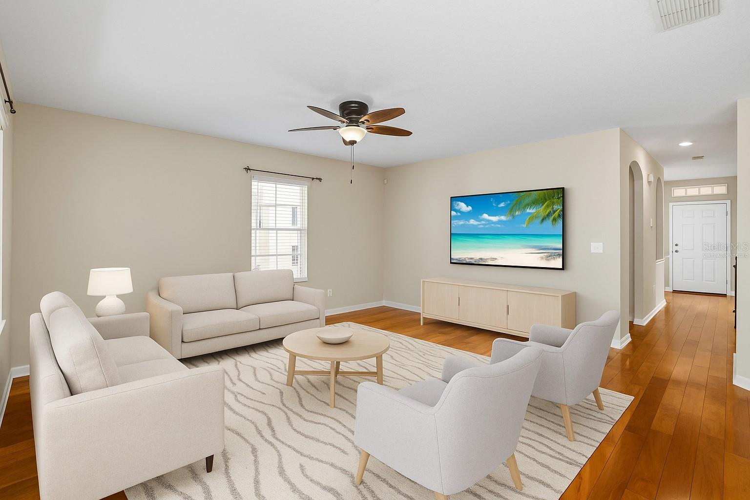 Living Room - Virtually staged