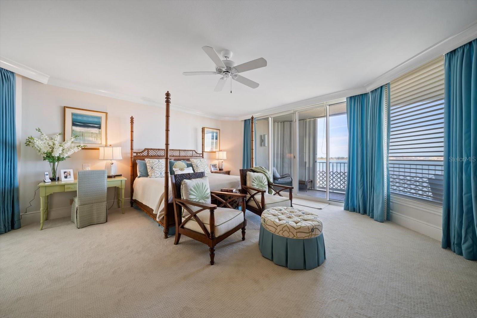 Guest suite on south corner-guests will love this view!