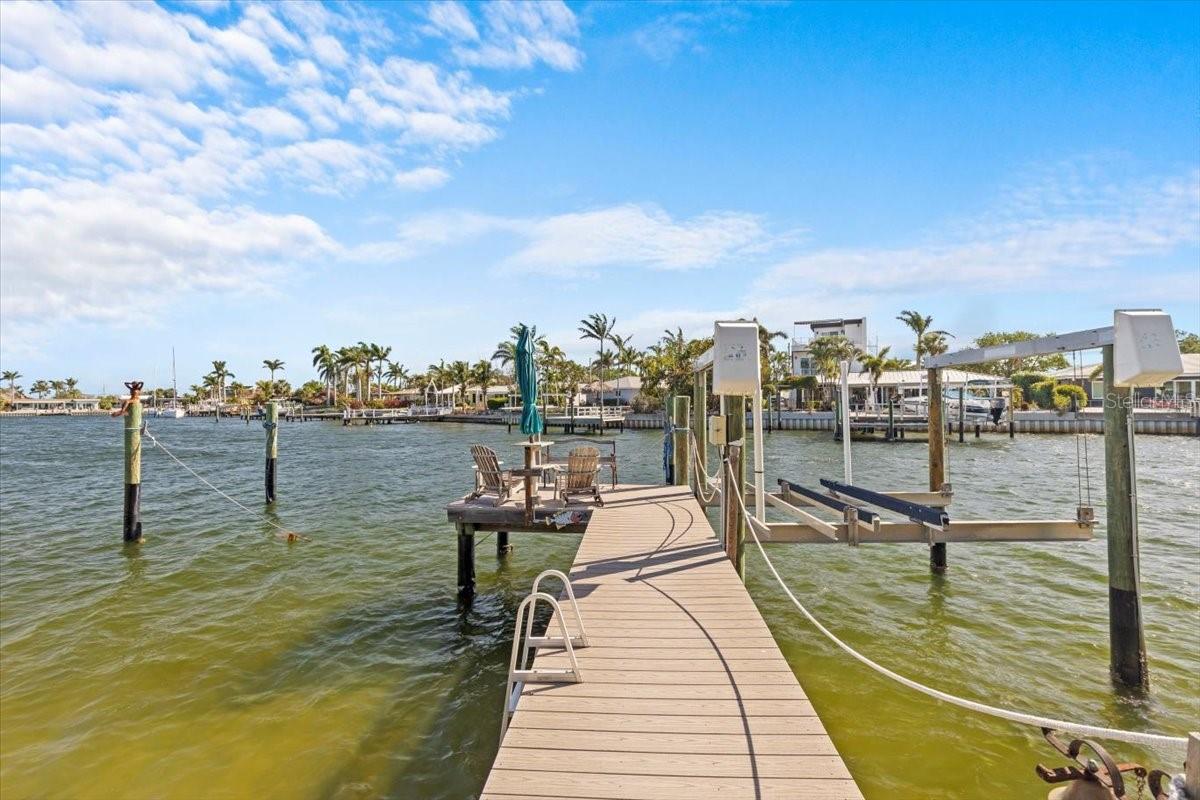 Trex Dock and Boat Lift (10,000#)