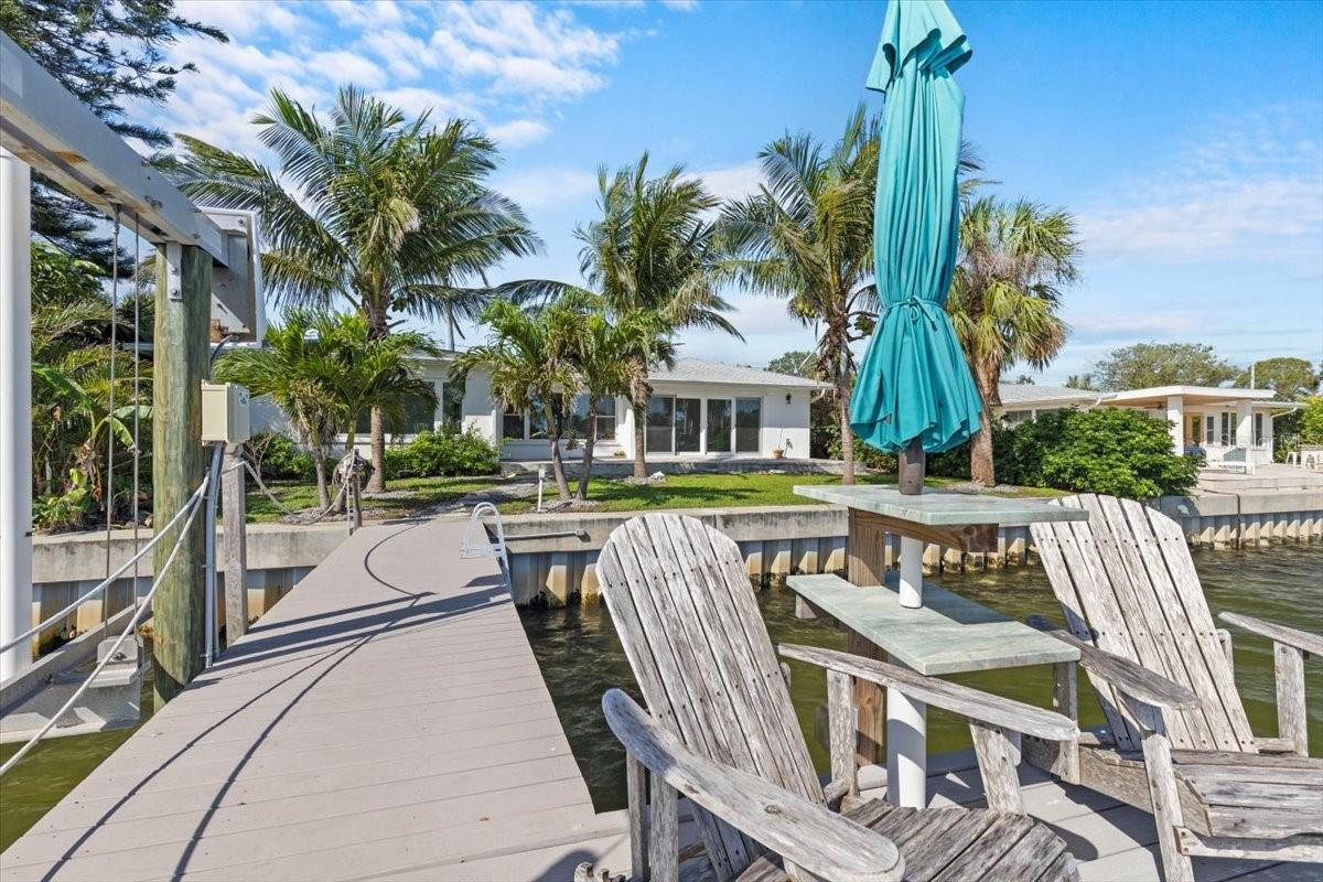 View of back of home from the Boat Dock