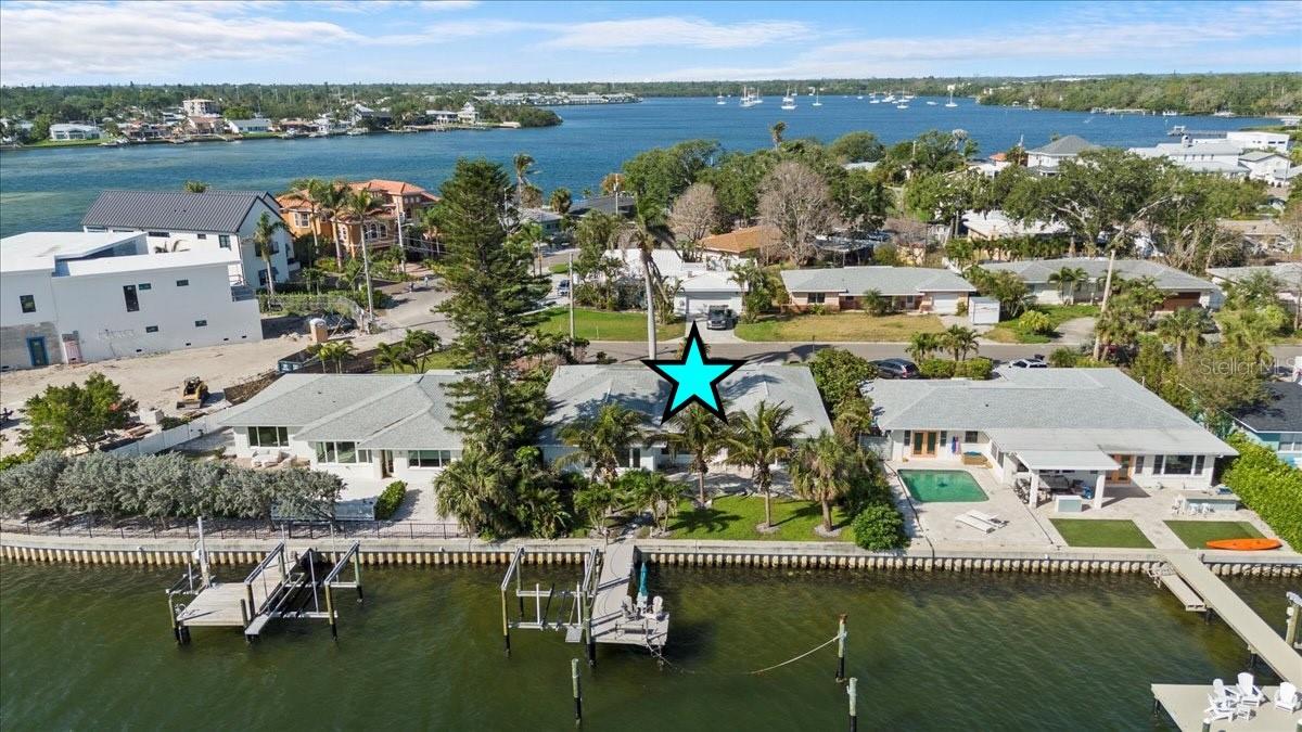 Aerial view of Location in Tropical Shores