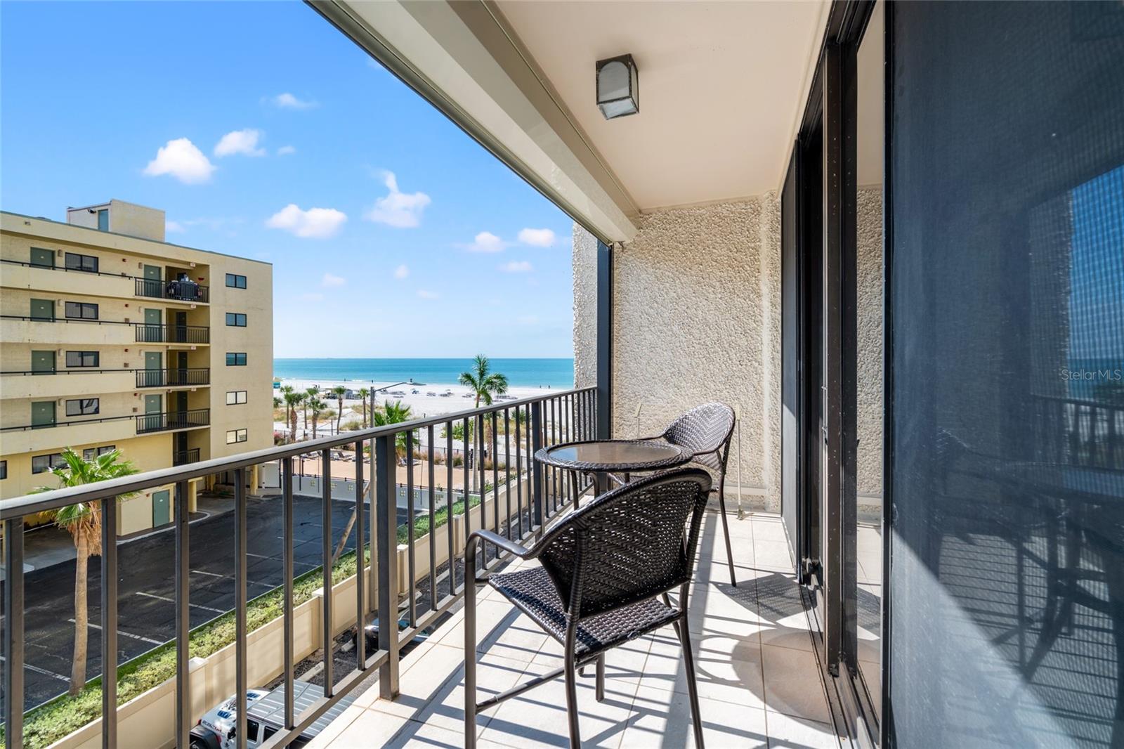 Enjoy coffee in the mornings or toast the end of a beautiful day on the beach!