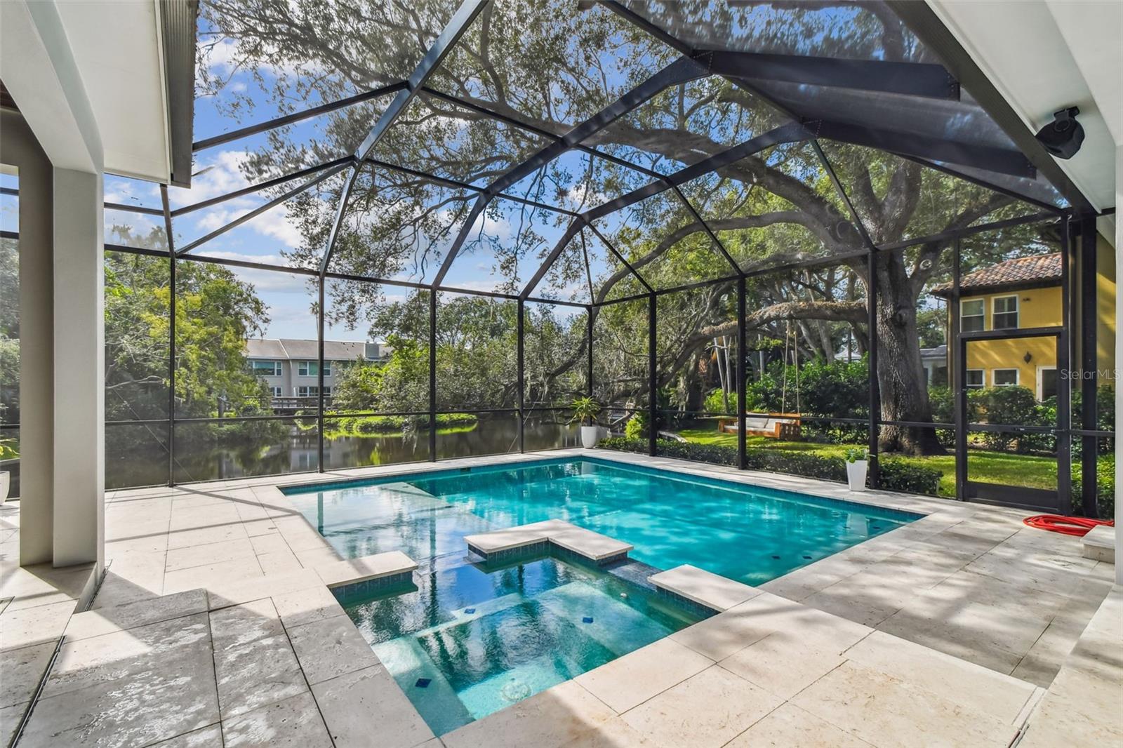 Screened Pool and Jacuzzi