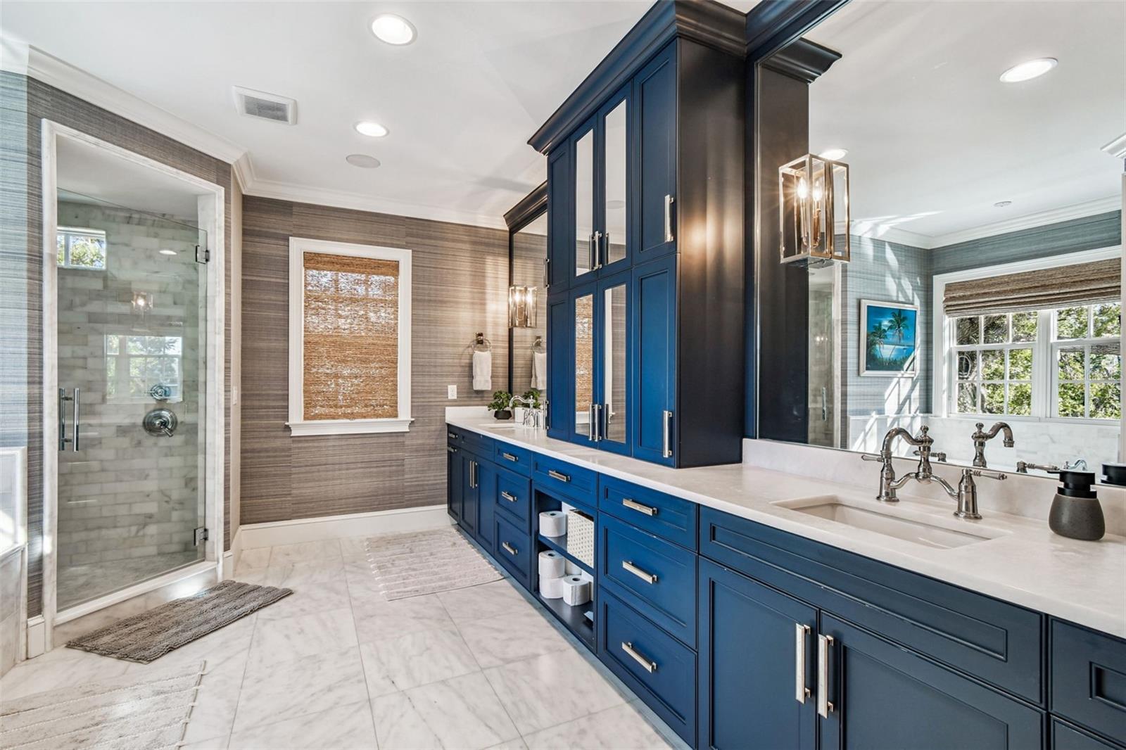 Primary Bath with Shower, Water Closet, and Garden Tub