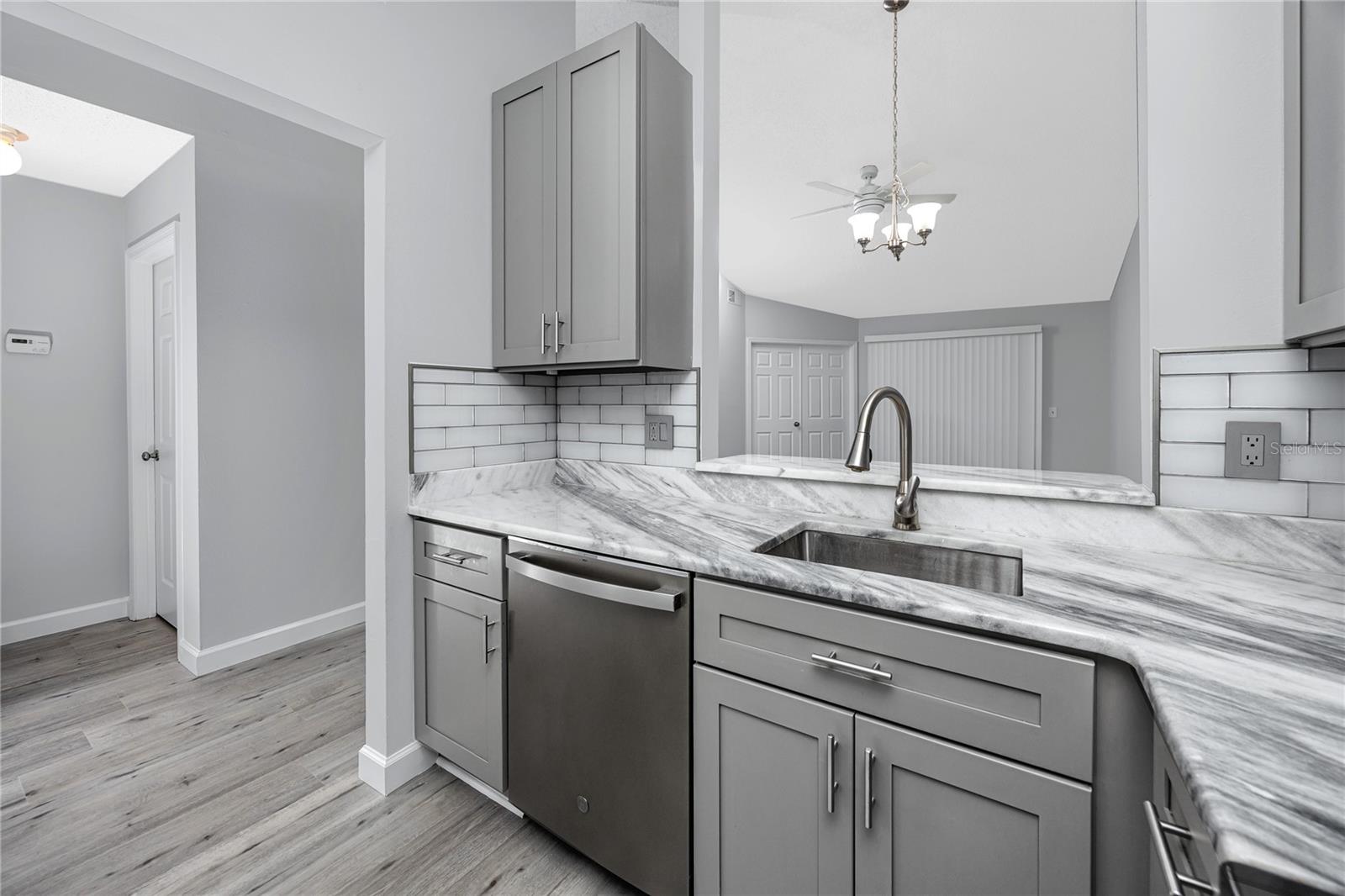 Kitchen looking into DR