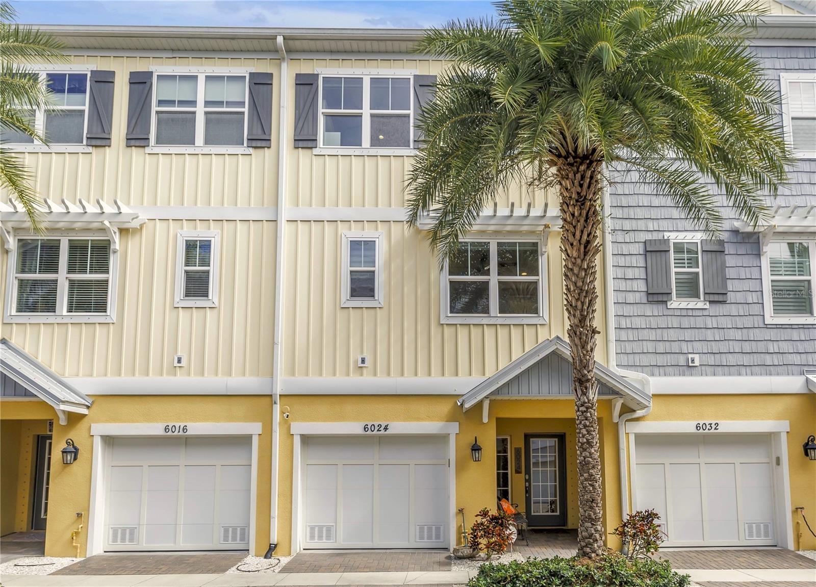 Front of home, western exposure