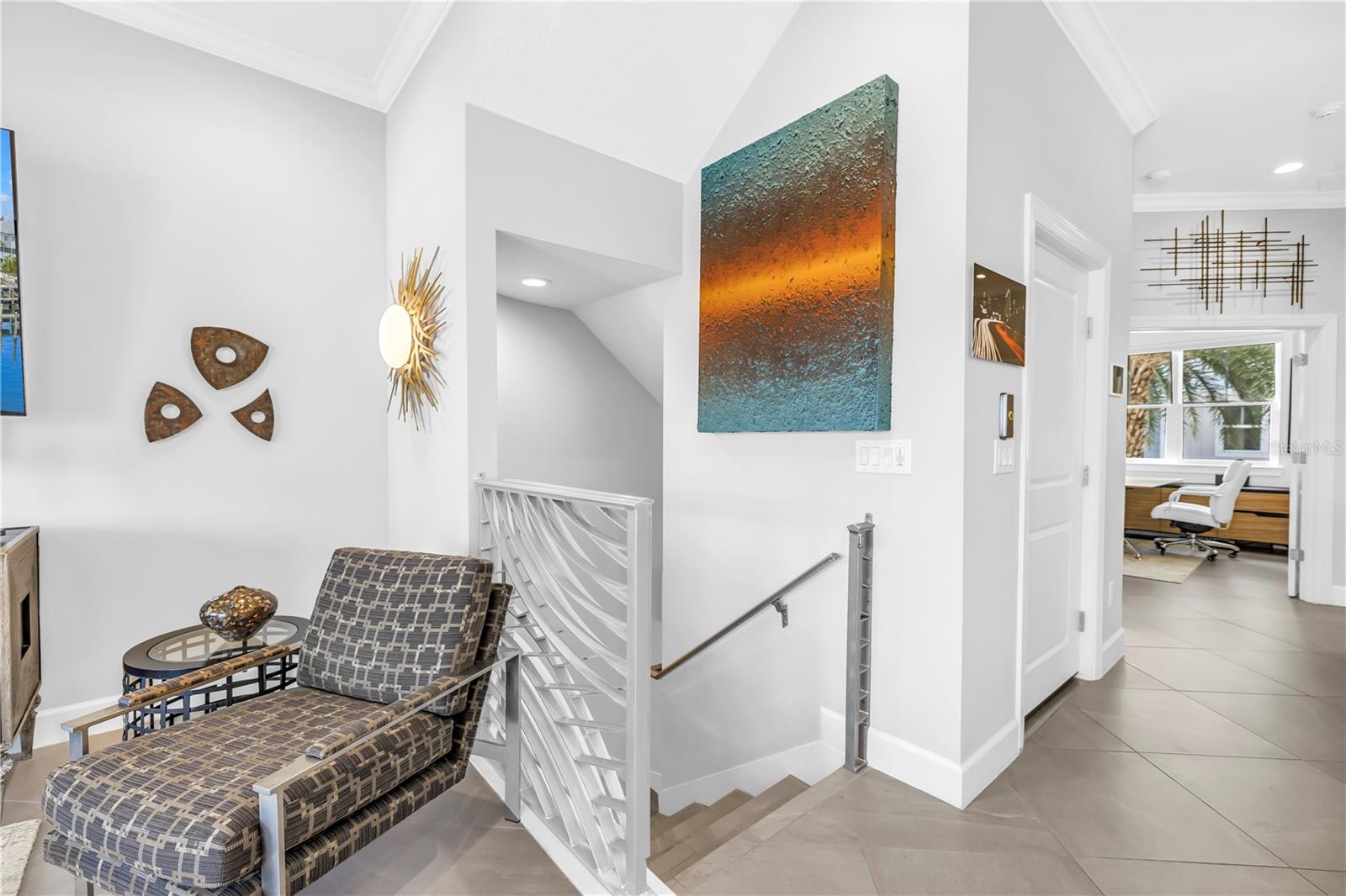 Custom railings and gate (open)