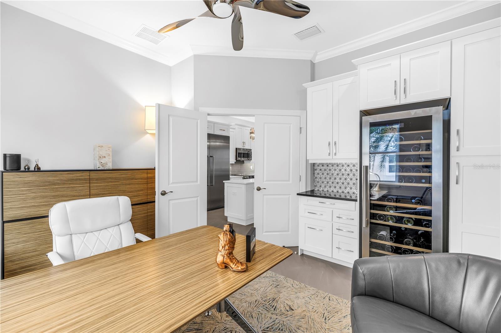 Office/Den/Bonus Room with built-ins