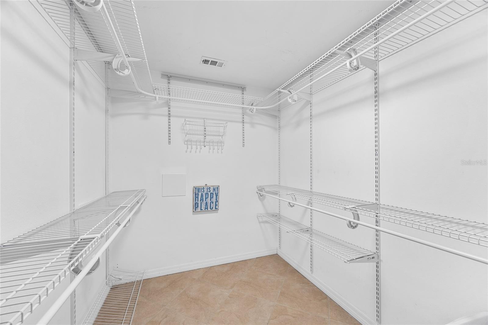 Master Closet view 2