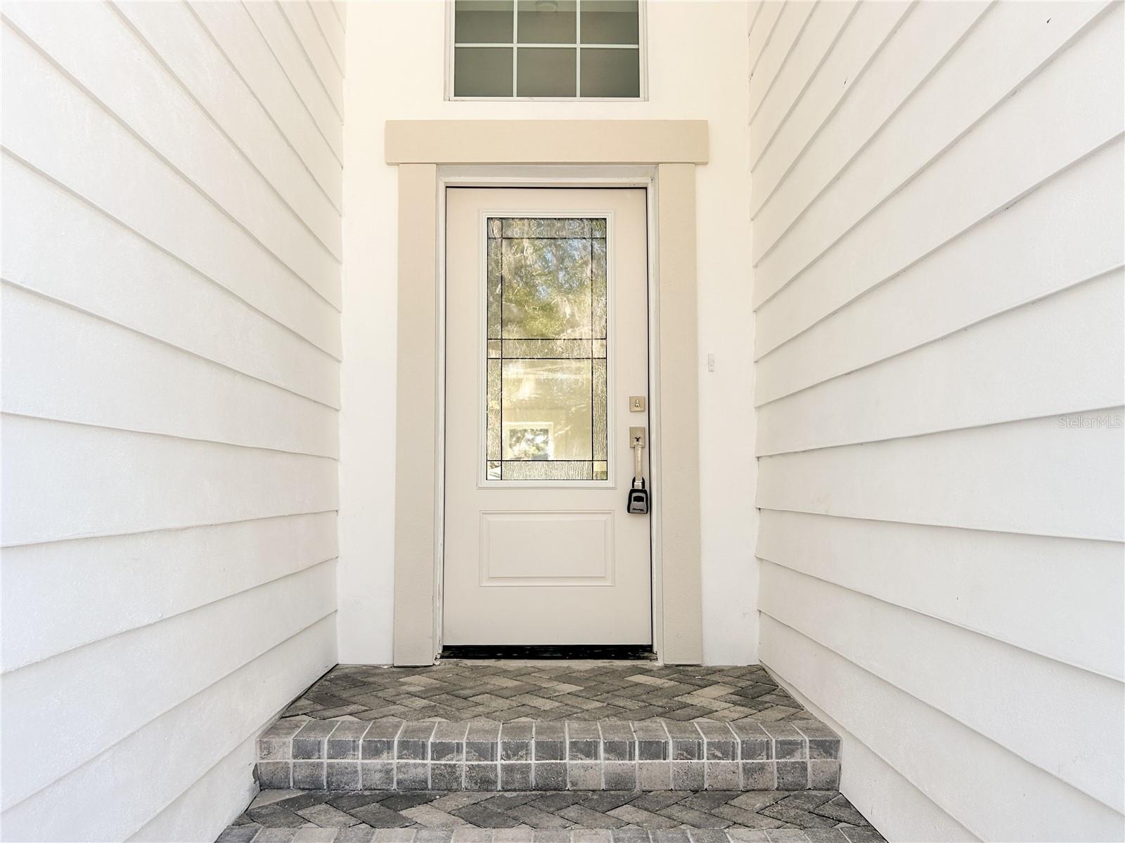 Paver Front Door Entry