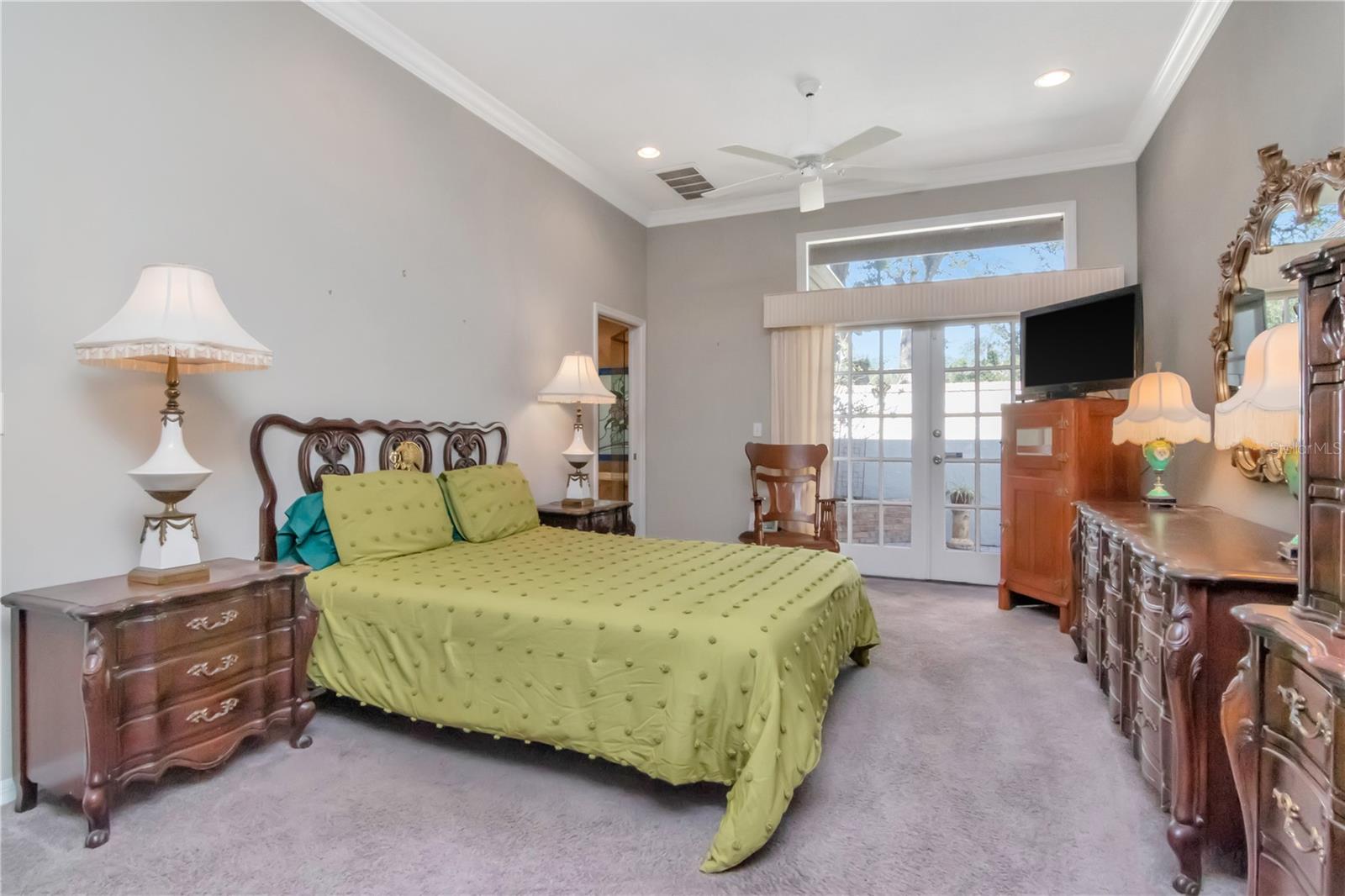 Primary Suite with private sitting area and a private courtyard