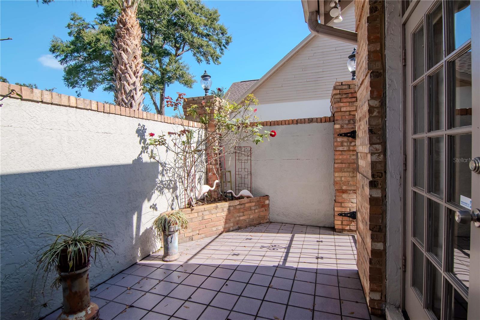 Private courtyard off of Primary suite