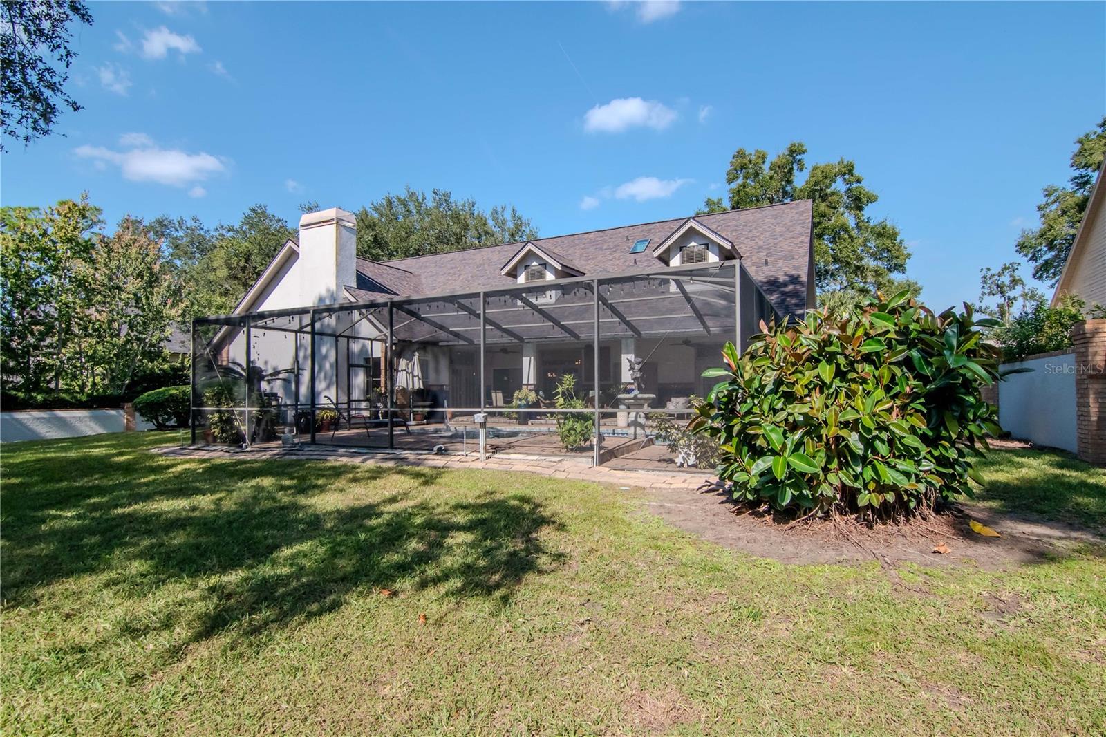 Oversized lot with private backyard