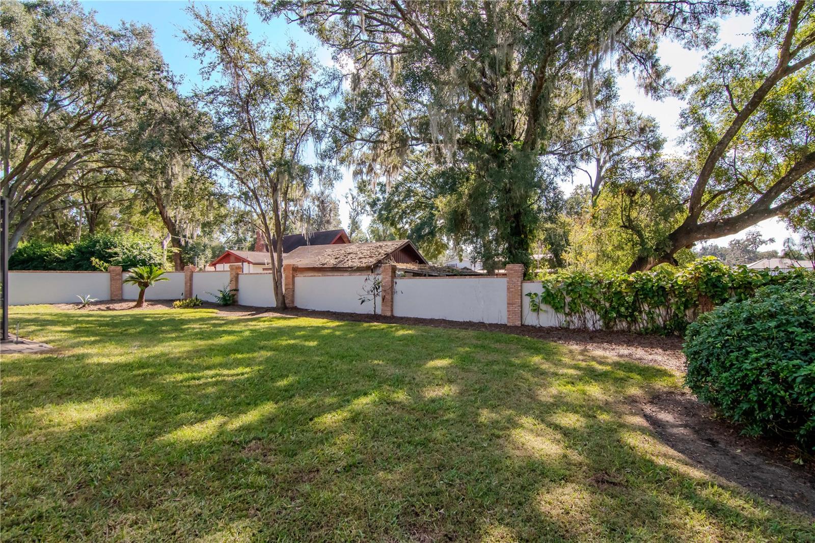 Oversized lot with private backyard