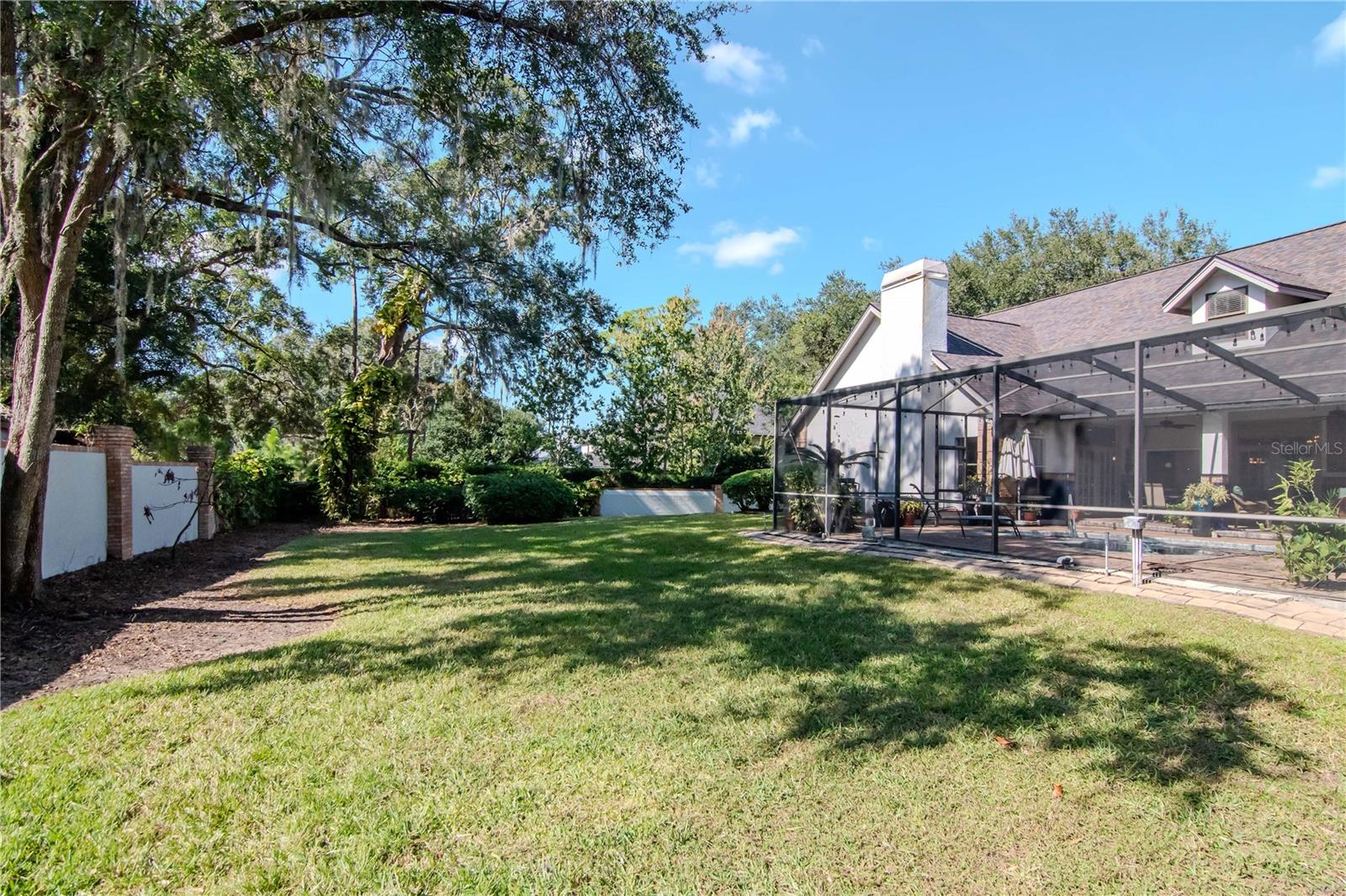 Oversized lot with private backyard