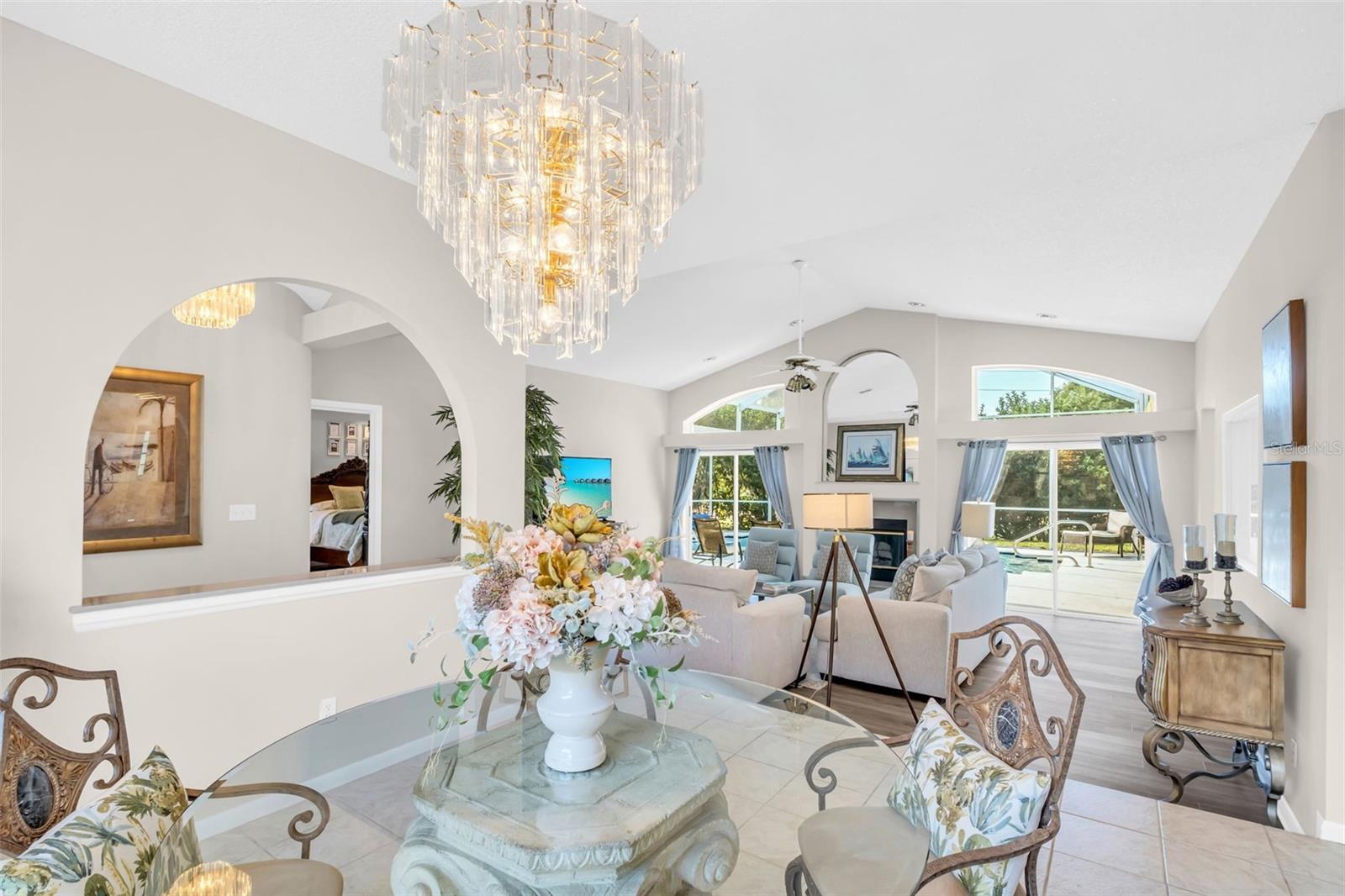 Open to main living & perfect for entertaining~