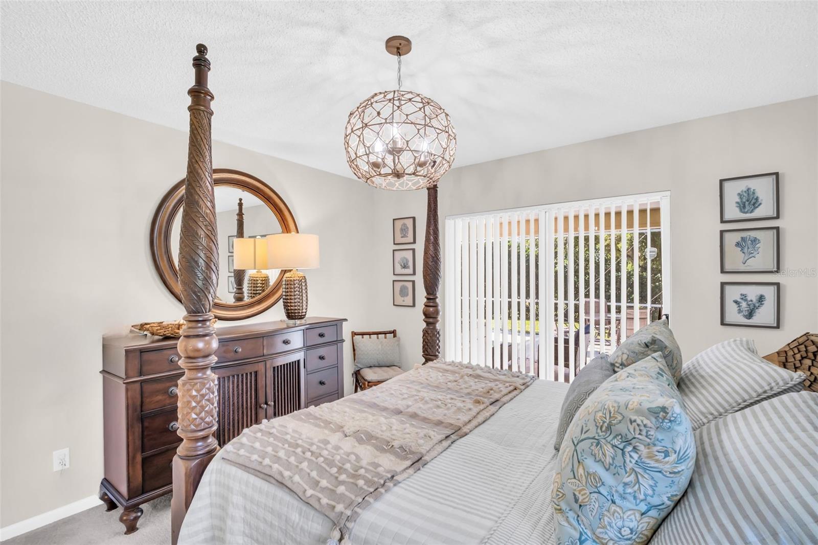 Large enough for a queen & plenty of extra furniture~