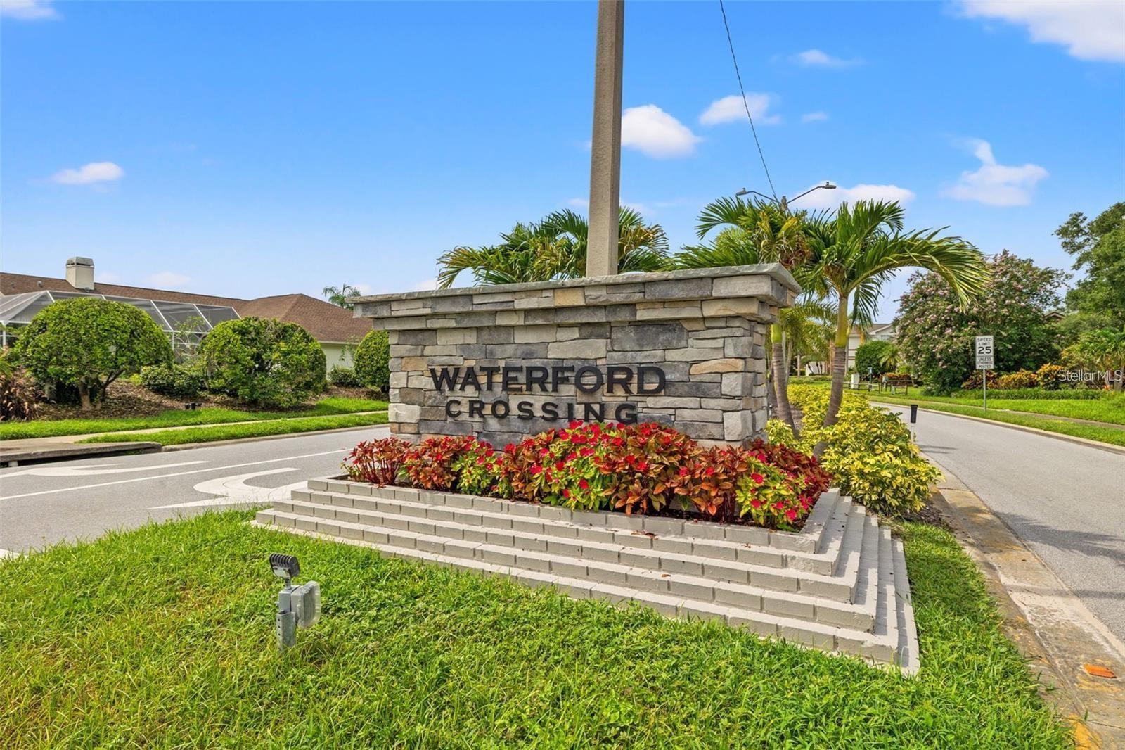You'll love coming home to Waterford Crossing~