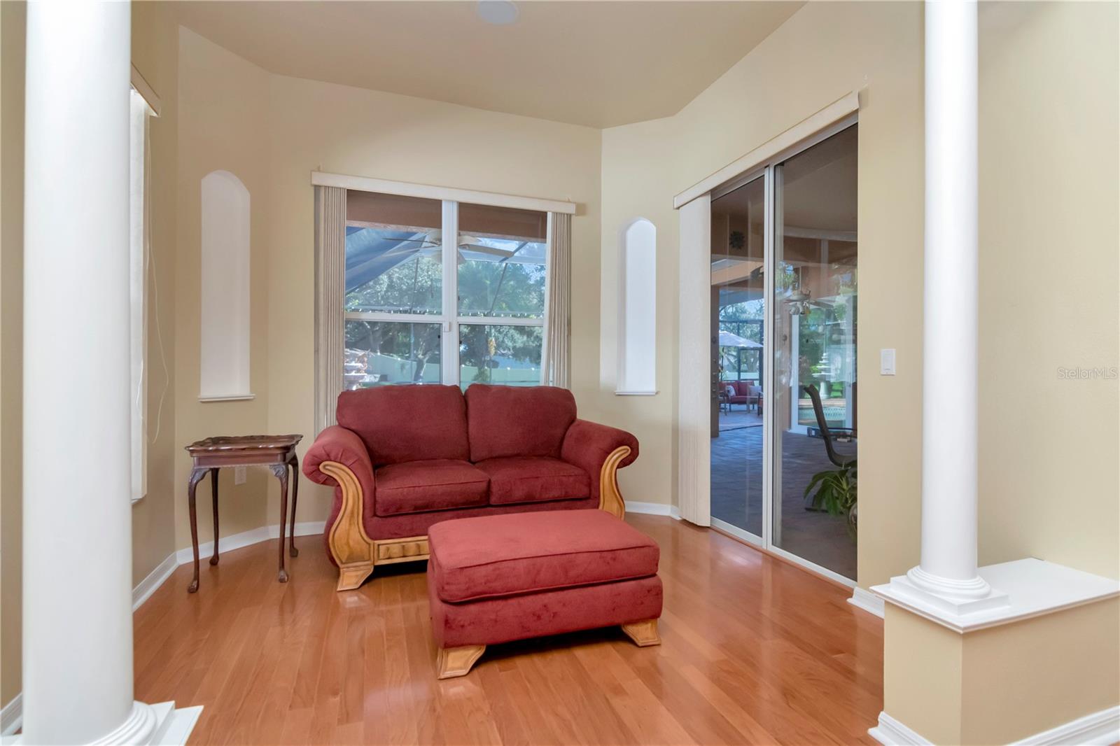 Private sitting area in Primary Suite with Lanai access