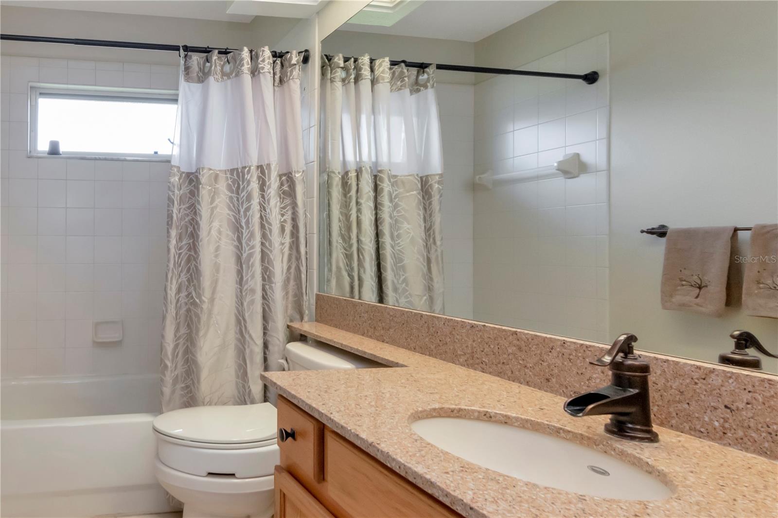 Jack and Jill Bath with separated vanity