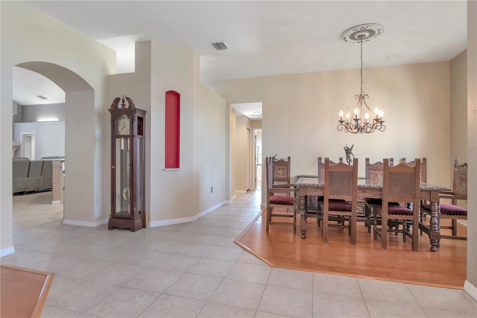 Entryway - Formal Dining and entry to Kitchen/Family Room