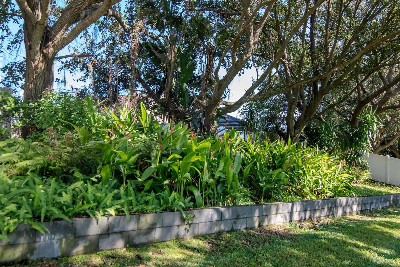 A true backyard oasis! 0.40 acres with lush landscaping and privacy