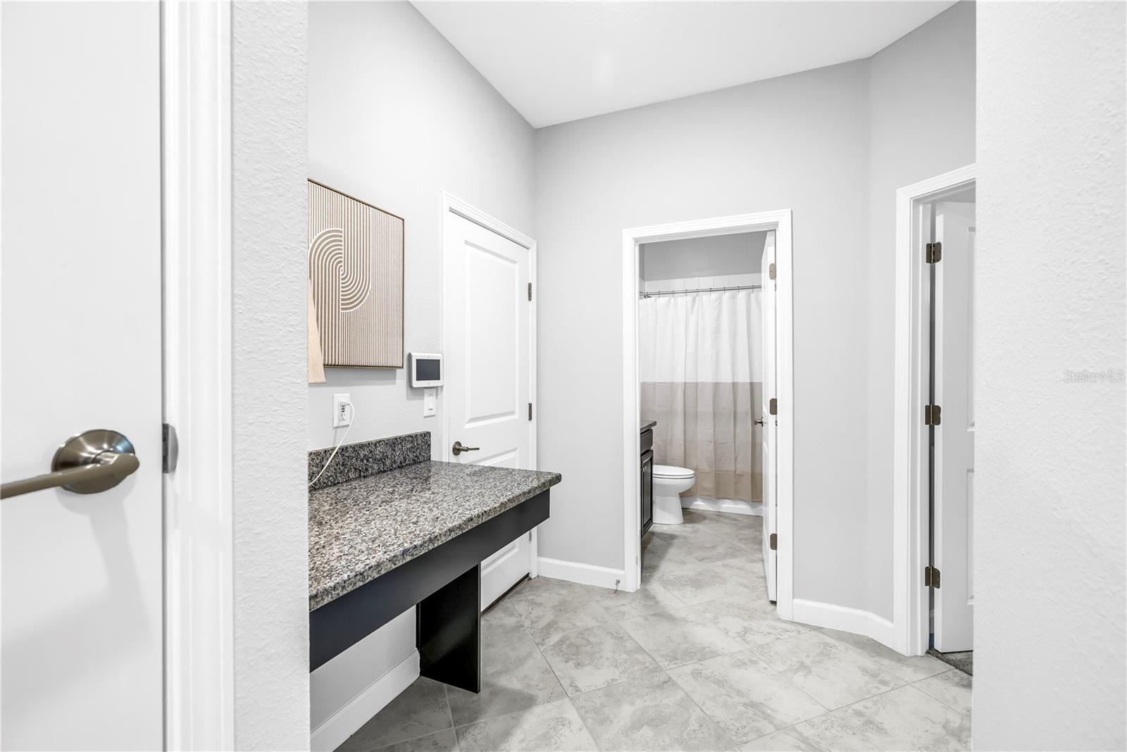 Drop Zone for Organization off the Garage