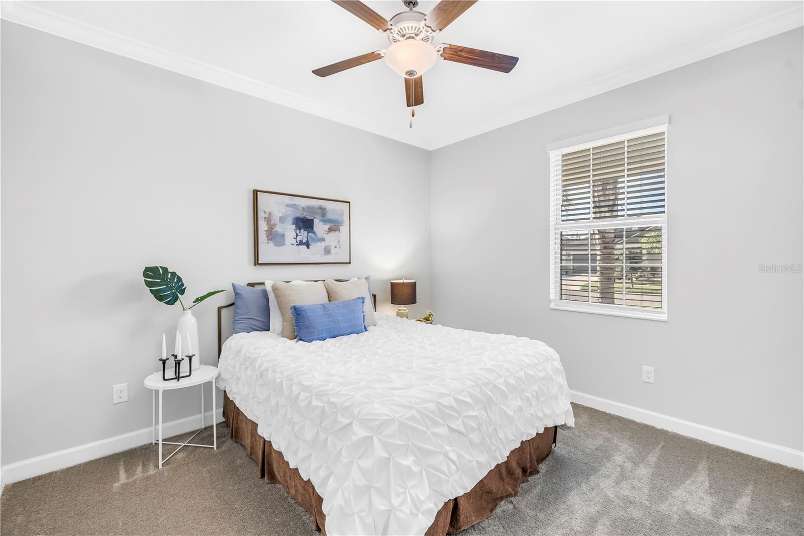 Bedroom 2 - Immediately to the right of the front door.